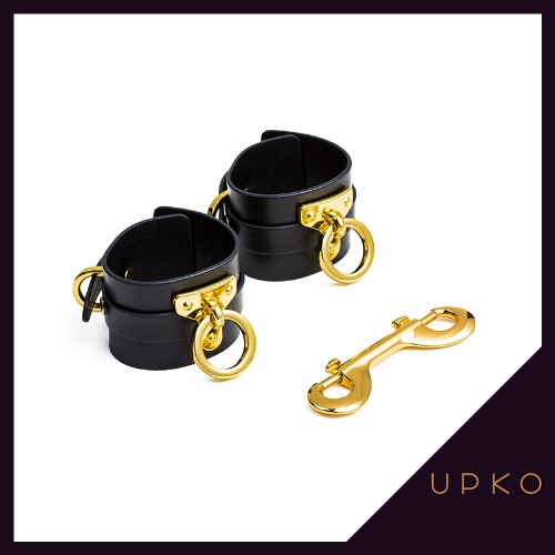 Leather Ankle Cuffs(BK)